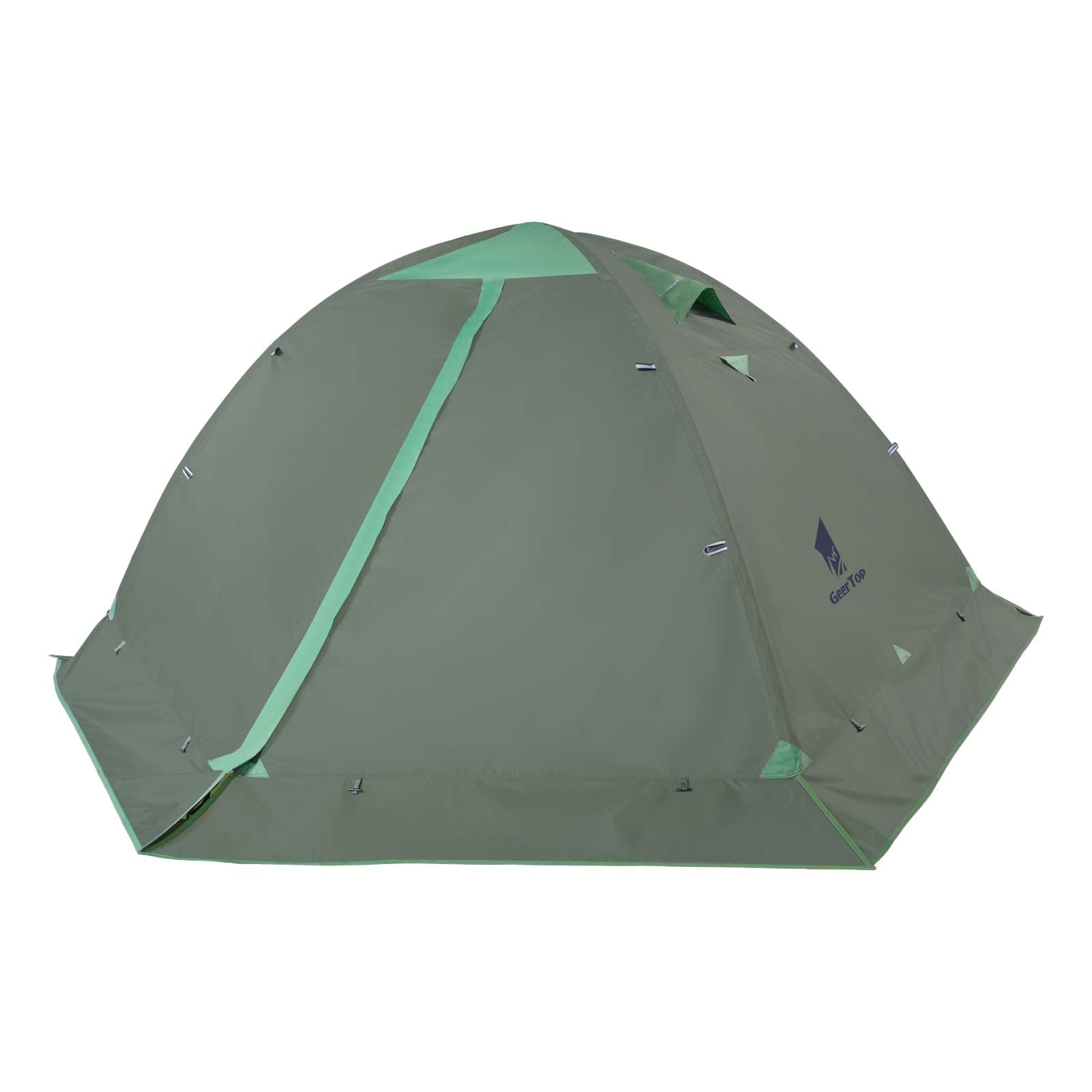 【送料無料】GEERTOP テント 2人用 ソロテント 軽量 4シーズン 二重層 耐水圧5000MM 防水 登山 スカー..