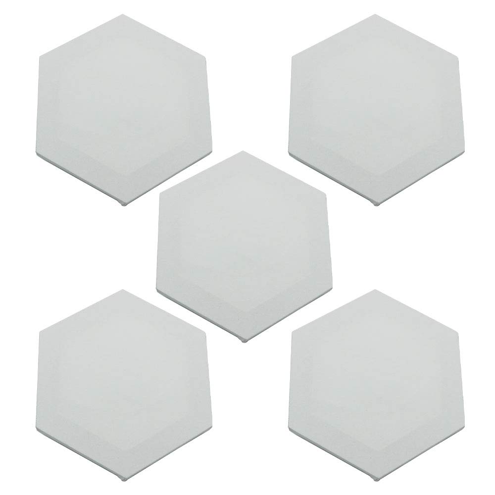 【送料無料】楽Meister ミニキャンバス 張りキャンバス 六角形 5枚セット (20cm) 画材 アクリル画 水彩画 油絵 油彩