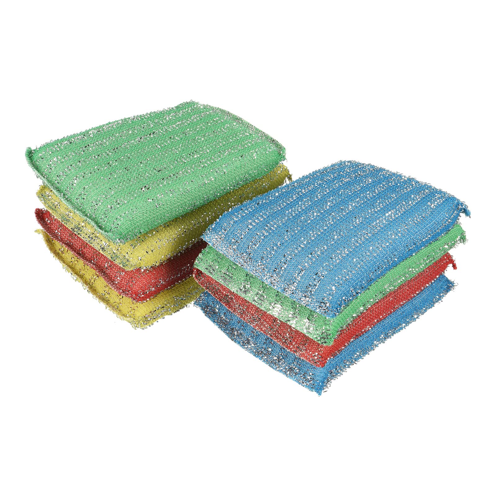 【送料無料】METALLIXITY キッチンスクラブスポンジ 洗浄スポンジパッド 食器洗いスポンジ 3 x 8cm 8個..