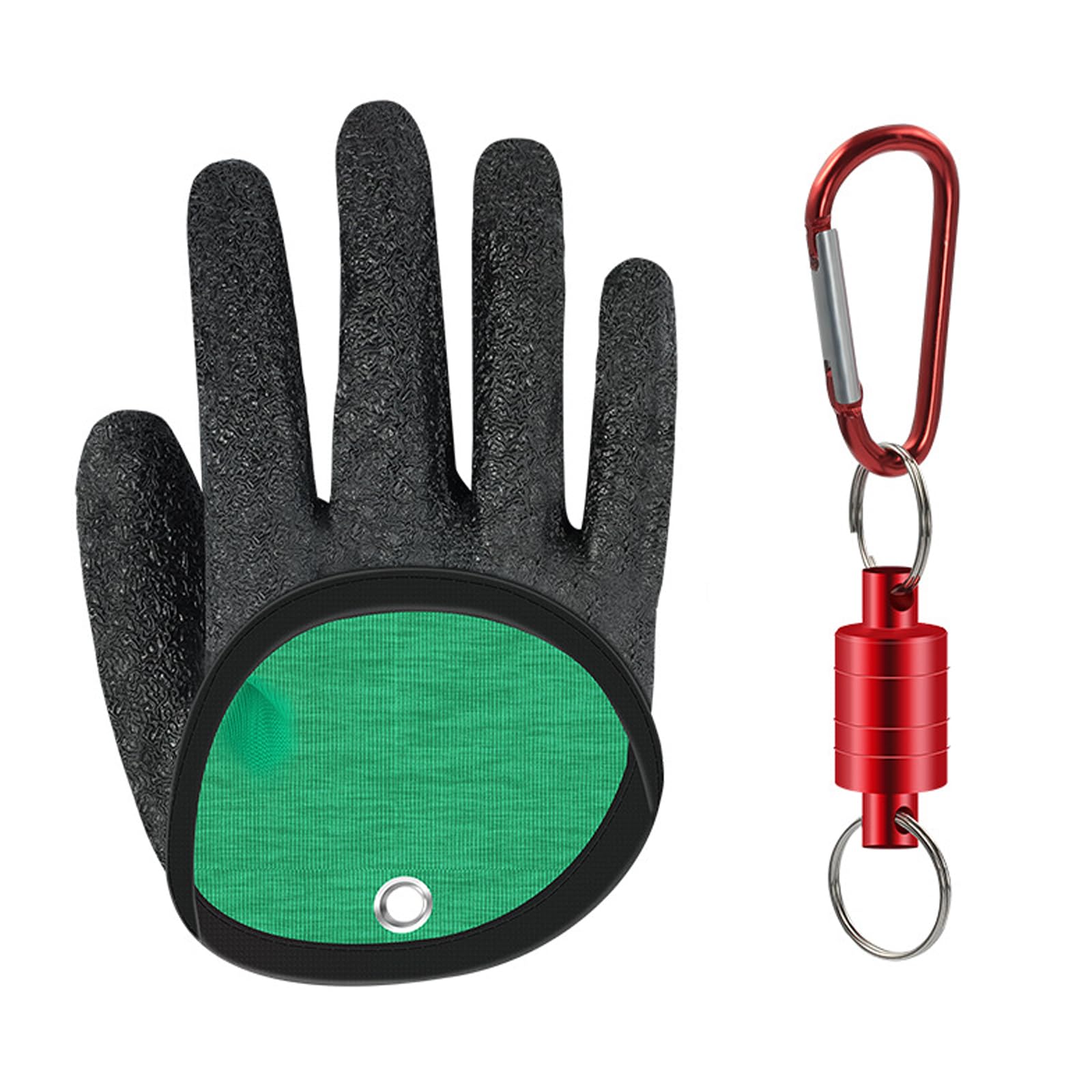 【送料無料】OptiPro 釣り手袋 耐切創釣り手袋 マグネットフック付き フィッシンググローブ 高耐久 滑..