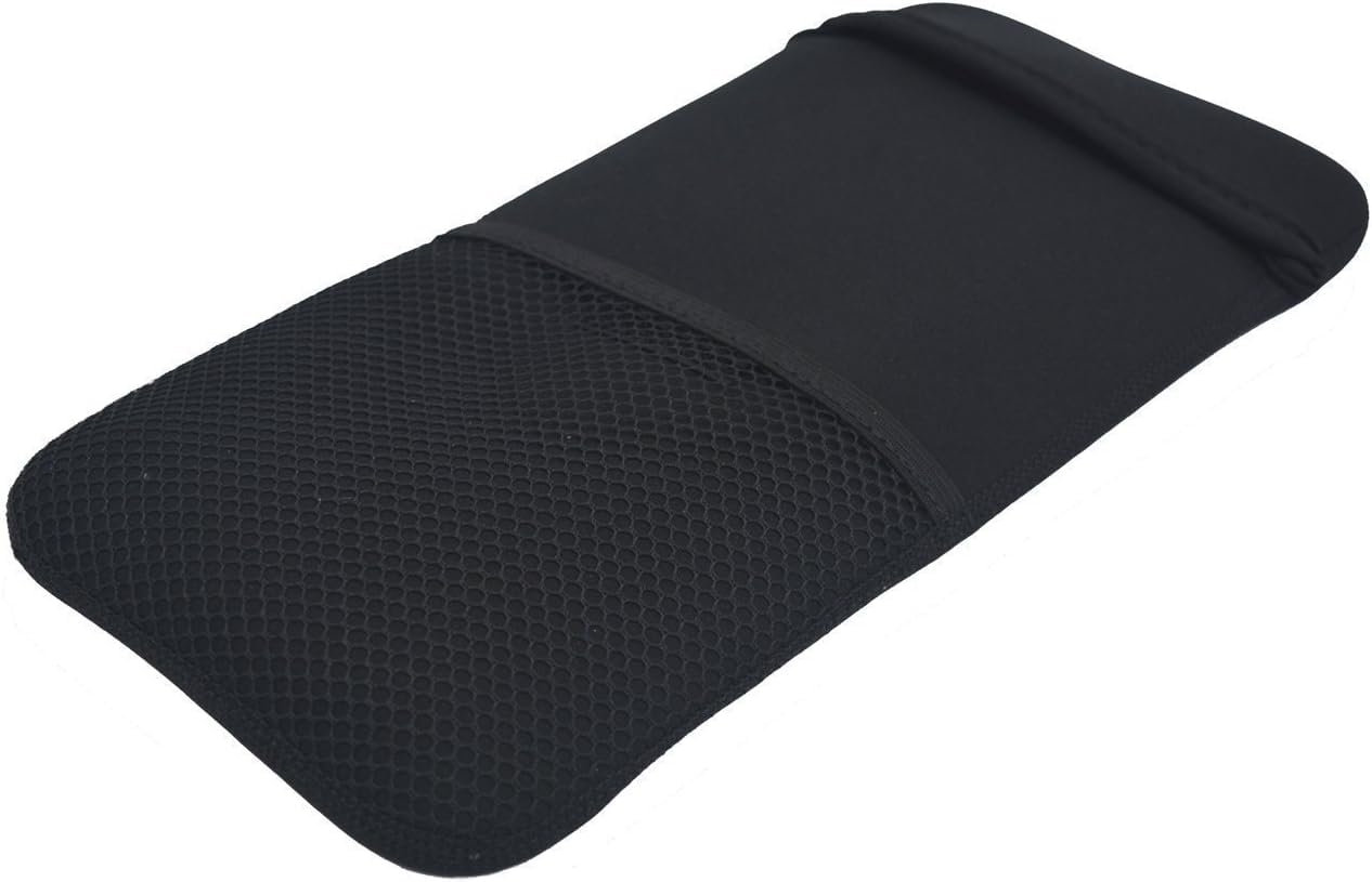 【送料無料】Kuymquat 収納ケース Anker ミニワイヤレスキーボード 防水防塵 軽量 コンパクト ロジクール/Apple/Buffalo/エレコム/マイクロソフト対応 12インチワイヤレスキーボードケース ネオプレン製 メッシュポケット付き 携帯便利（黒色）