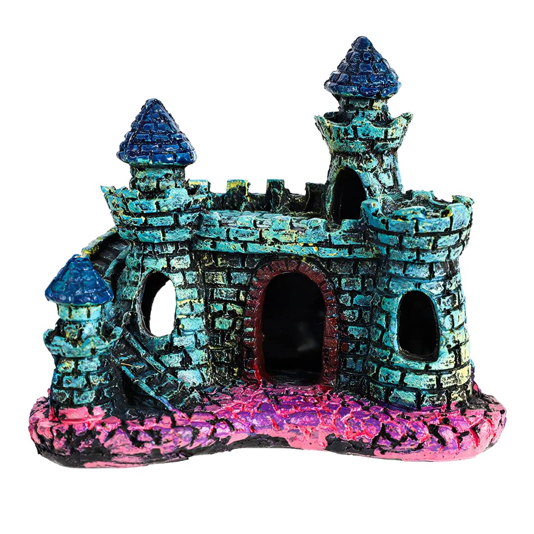 【送料無料】Charmoon 水槽 オブジェ お城 宮殿 隠れ家 シェルター アクアリウム オーナメ ...
