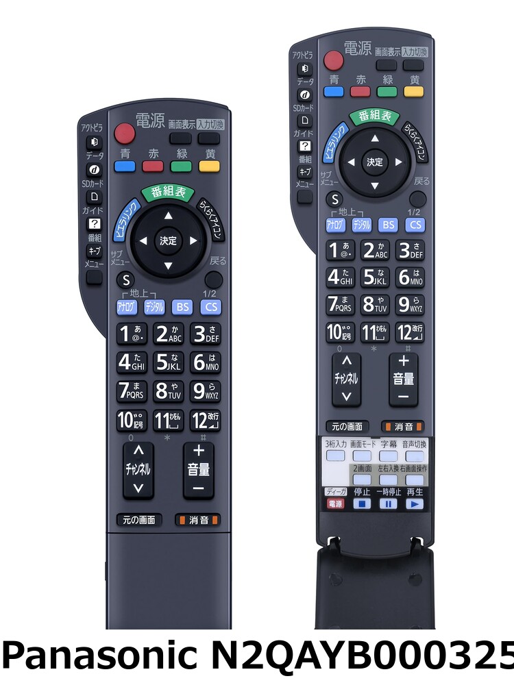 【送料無料】パナソニックテレビリモコン001