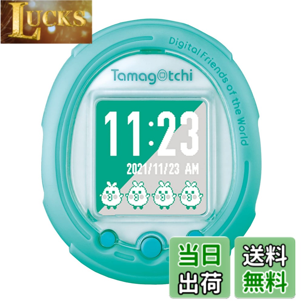 商品情報商品の説明商品紹介 シリーズ初のウェアラブル型たまごっち「Tamagotchi Smart」シリーズから「Tamagotchi Smart Mintblue」が登場！ たまごっちスマートはタッチ液晶とマイク機能が搭載され、たまごっちの頭をなでたり、お世話をすればするほど、たまごっちがあなたに懐く最新デバイスです。 たまごっち初のウェアラブル型で、身に着けて持ち運ぶことができ、たまごっちがさらに身近な存在になりました。 本体に内蔵された10体のたまごっちに加えて、別売りの「たまスマカード」を使えば育てられるたまごっちや様々なアイテムのデータを追加することができます。 ■「Tamagotchi Smart Mintblue」のポイント 本体はさわやかなミントブルーのデザイン。 本体に内蔵された10体のたまごっちに加えて、別売りの「たまスマカード」を使えば育てられるたまごっちや様々なアイテムのデータを追加することができます。 ■たまごっちスマートの魅力 たまごっちスマートは、お世話をすればするほど、たまごっちがあなたに懐く最新デバイスです。 タッチ液晶とマイク機能が搭載され、たまごっちの頭をなでたり、声をかけることも可能に！ たまごっち初のウェアラブル型で、身に着けて持ち運ぶことができ、たまごっちがさらに身近な存在になりました。 安全警告 該当なし主な仕様 (C)BANDAIbrシリーズ初のウェアラブル型たまごっち「Tamagotchi Smart」シリーズから「Tamagotchi Smart Mintblue」が登場!※バンダイでは液晶画面用の保護シートは販売しておりません。※遊び内容は、どのカラーも共通です。※画像はイメージです。[セット内容] 本体…1 充電ケーブル…1 取扱説明書…1br■「Tamagotchi Smart Mintblue」のポイント:br本体はさわやかなミントブルーのデザイン。本体に内蔵された10体のたまごっちに加えて、別売りの「たまスマカード」を使えば育てられるたまごっちや様々なアイテムのデータを追加することができます。brTamagotchi Smart本体・・・H約65mmxW約55mmxD約20mm(本体部分)※ベルトサイズは約12.5cm~18.5cmに対応対象年齢:6歳以上