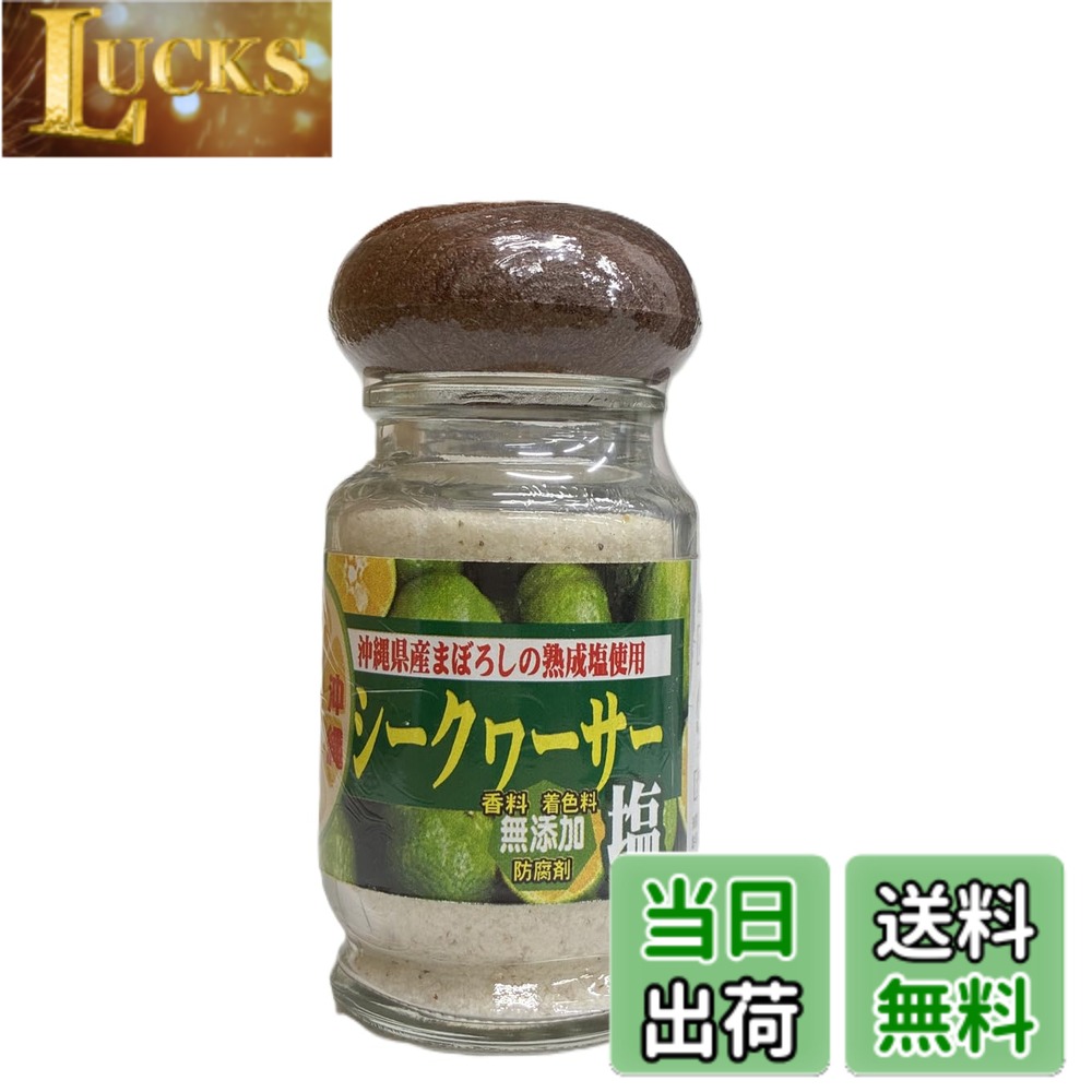 【送料無料】シークヮーサー塩 60g