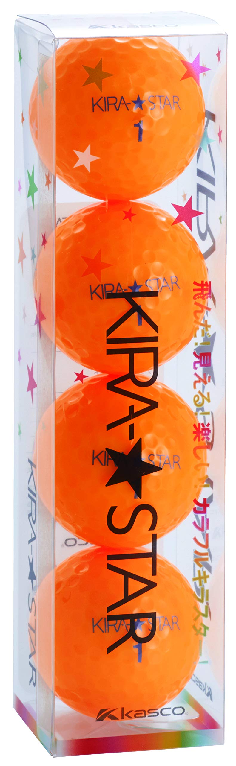 【送料無料】キャスコ(Kasco) ゴルフボール KIRA STAR2 キラスター2N オレンジ ダース