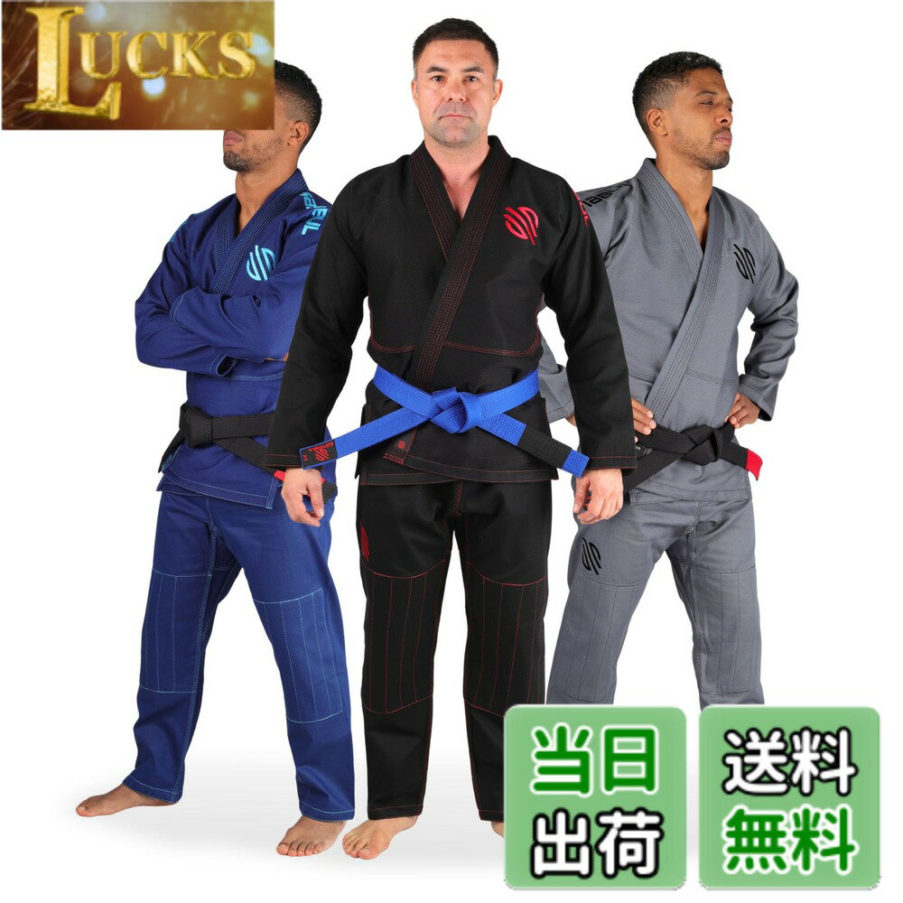 Sanabul Essentials V.2 超軽量 防縮加工 BJJ柔術着 (ネイビー 色：ブラック、サイズ：A1