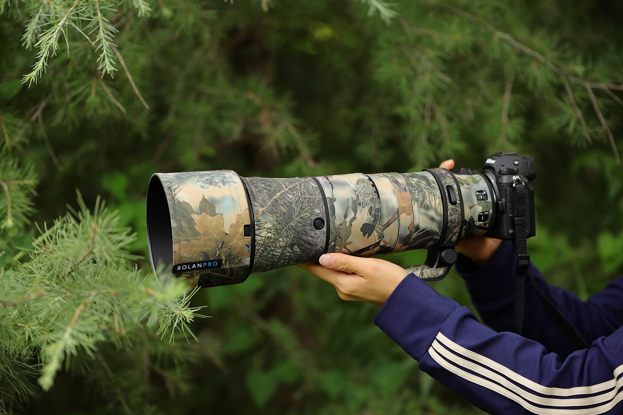 【送料無料】Rolanpro レンズ迷彩コート Nikon Z 180-600mm F/5.6-6.3 VRカバーレ...