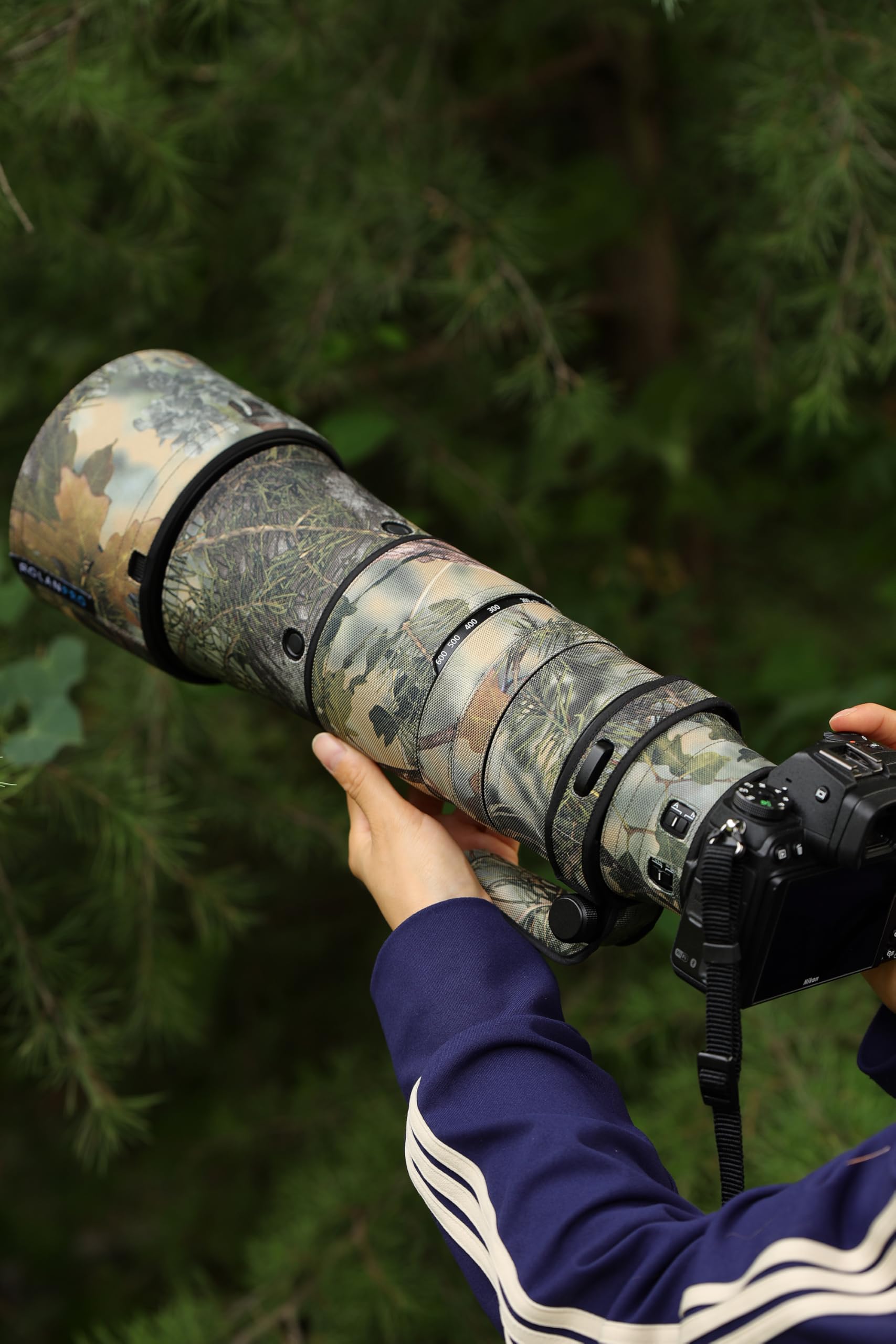 【送料無料】Rolanpro レンズ迷彩コート Nikon Z 180-600mm F/5.6-6.3 VRカバーレ...