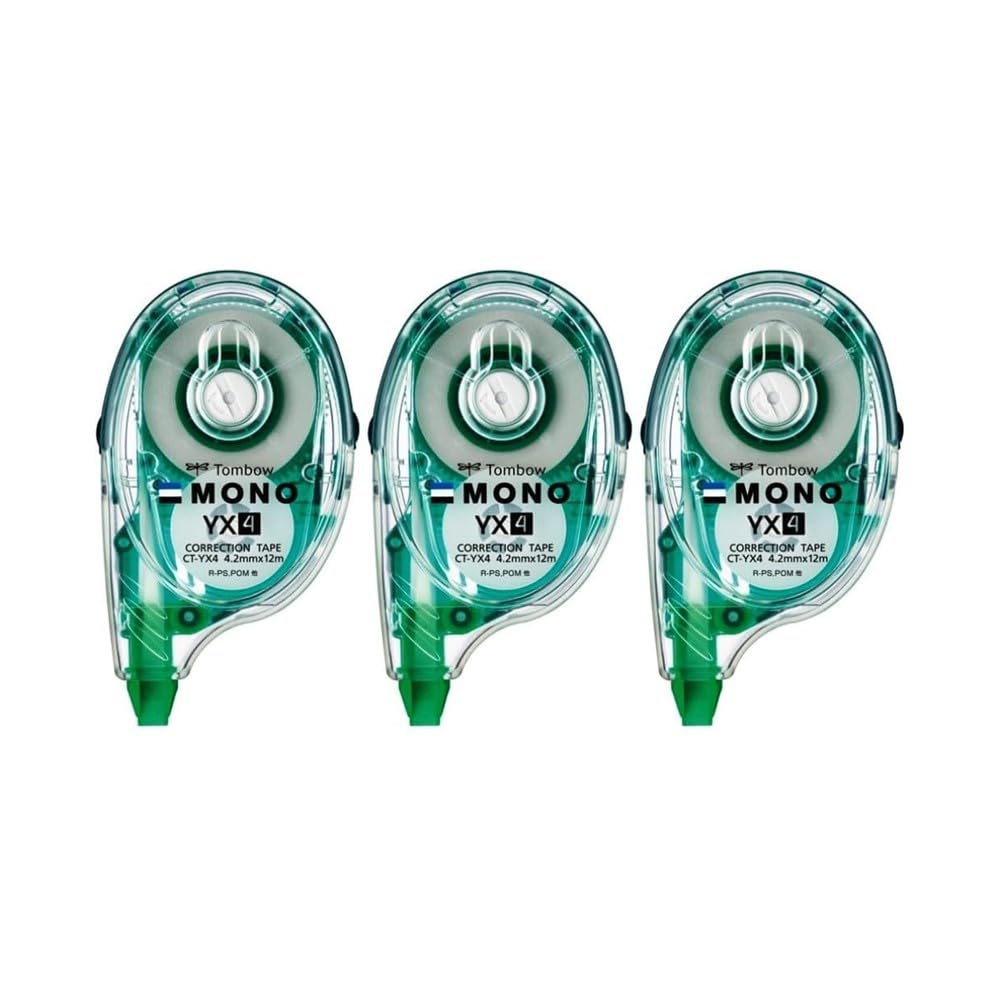 Rakuten - 【送料無料】トンボ鉛筆 修正テープ MONO モノYX 色：緑、サイズ：3個