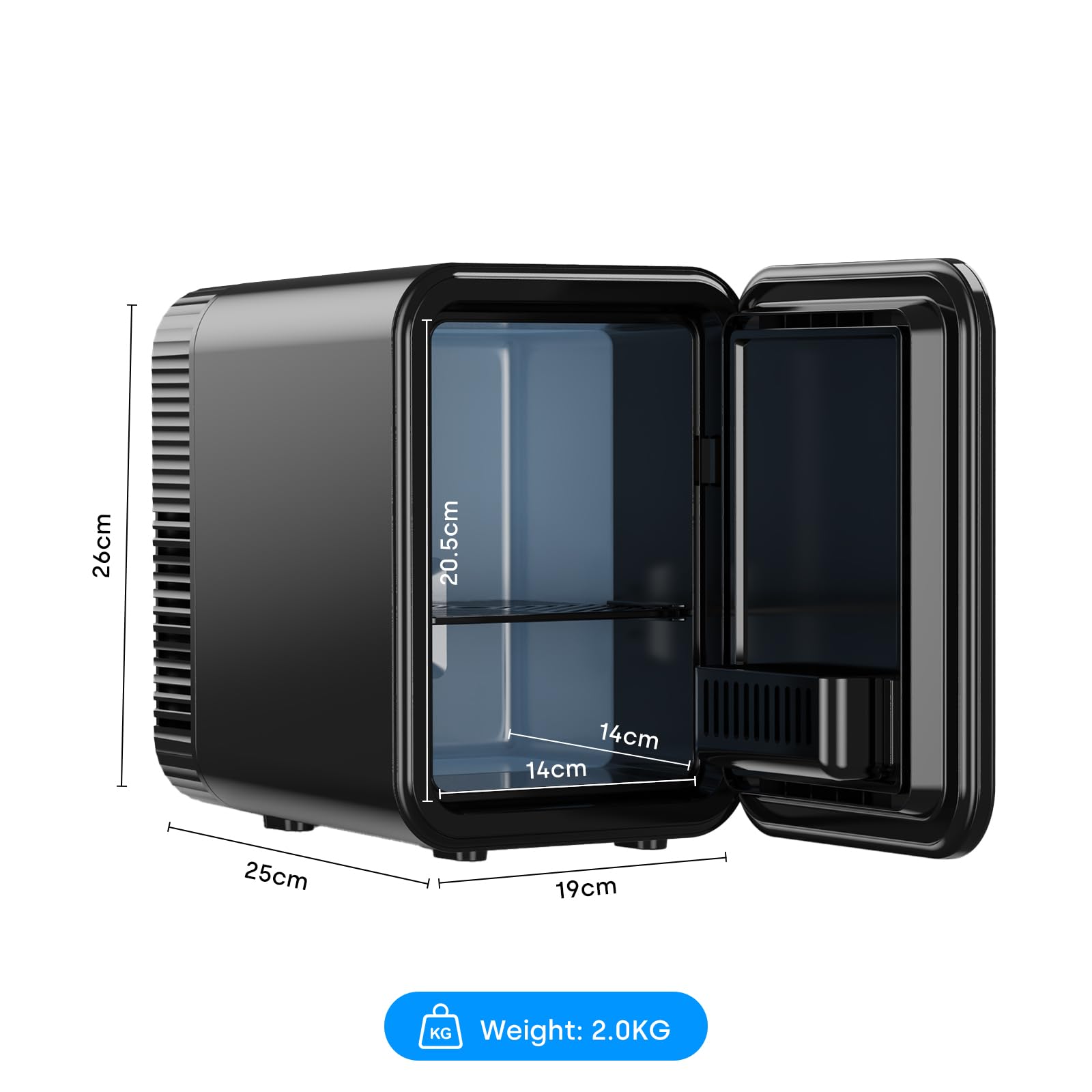 【送料無料】Enventor 冷温庫 小型 保冷・保温用 ペルチェ式 ミニ冷蔵庫 省エネ 静...