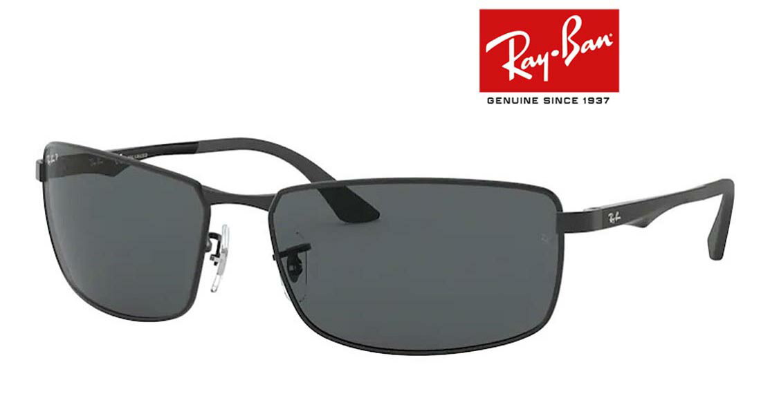 ●ブランド RayBan レイバン ●フレーム色/レンズ色 ブラック/グレー偏光レンズ ●可視光線透過率 10.0％ ●(M)サイズ(ミリ) (レンズ61×36.0) (ブリッジ15) (テンプル135) (正面全長141) ●(L)サイズ(ミリ) (レンズ64×38.8) (ブリッジ15) (テンプル135) (正面全長147) ●素材 メタル ●同モデル検索 ピンポイント検索する。 ●フィット スタンダード ●ジェンダー メンズ&レディース ●紫外線 UVカット ●コンディション 新品 ●送料 全国送料無料 ●消費税 関税 税込み価格です。 ●付属品 メーカー標準付属品 専用ケース クロス布袋 取扱説明書等 ●製造 ルクソティカ社 イタリア流通法規則（FATTURATO商品) ●商品流通 (イタリア本店)⇒(ミラノ空港)⇒(成田空港 税関検査)⇒(日本事務所 関税納付)⇒(お客様) ●返金保証 納品出来ない場合は、全額返金します。 ●重要 最近、当店と類似した(サイト 商品)が確認されていますが、当店とは関係ございません。又、(中国 韓国)との取引はございません。●アフターサービス受付、クリエンテ日本事務所：純正部品 テンプル レンズ RBマーク ネジ 鼻パッド 古い品番も取寄可能です。