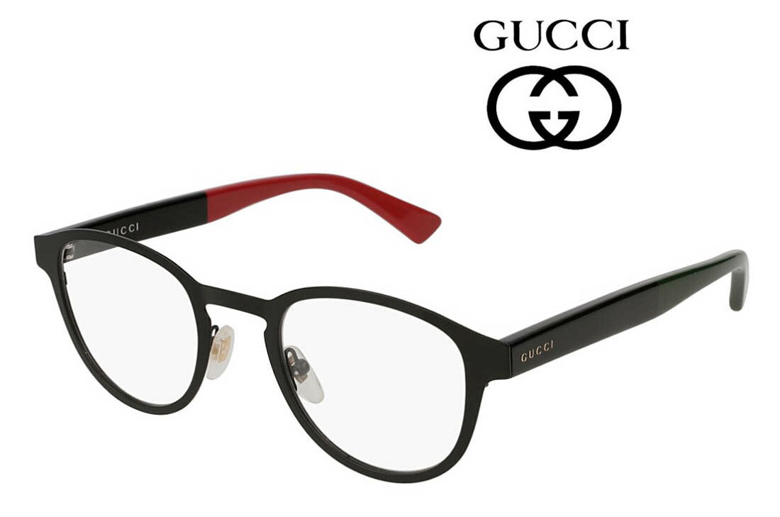 グッチ サングラス メンズ GUCCI(グッチ) メガネフレーム ブラック色 品番GG0161O-002 2018年新作 高級ブランド メンズ レディース【眼鏡サングラス専門店クリエンテ】