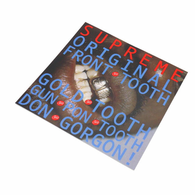 楽天CliffEdgeR正規品・本物保証 SUPREME シュプリーム Gold Tooth Sticker ステッカー MULTI 290003518039x【新品】 グッズ