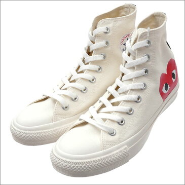 PLAY COMME des GARCONS プレイ コムデギャルソン x CONVERSE コンバース ALL STAR HI PCDG オールスター シューズ スニーカー WHITE 291002210260x【新品】 フットウェア