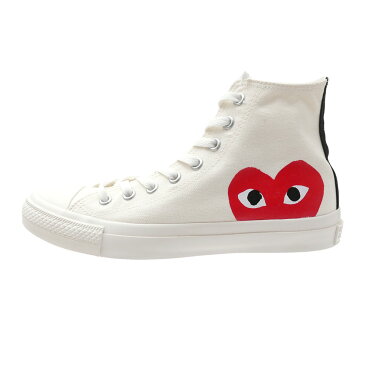 PLAY COMME des GARCONS プレイ コムデギャルソン x CONVERSE コンバース ALL STAR HI PCDG オールスター シューズ スニーカー WHITE 291002210260x【新品】 フットウェア