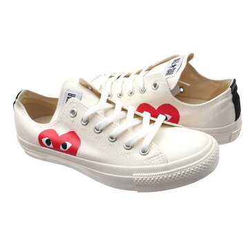 PLAY COMME des GARCONS プレイ コムデギャルソン x CONVERSE コンバース ALL STAR OX PCDG オールスター シューズ スニーカー WHITE 291002211260x【新品】 フットウェア