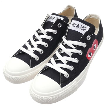 PLAY COMME des GARCONS プレイ コムデギャルソン x CONVERSE コンバース ALL STAR OX PCDG オールスター シューズ スニーカー BLACK 291002211261x【新品】 フットウェア