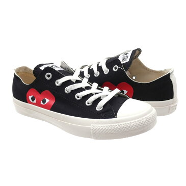 PLAY COMME des GARCONS プレイ コムデギャルソン x CONVERSE コンバース ALL STAR OX PCDG オールスター シューズ スニーカー BLACK 291002211261x【新品】 フットウェア