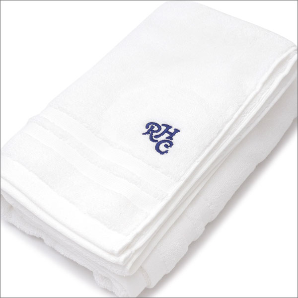 ロンハーマン 小物 メンズ 正規品・本物保証 ロンハーマン RHC Ron Herman STORE LOGO BATH TOWEL バスタオル WHITE 290004410010x【新品】 グッズ