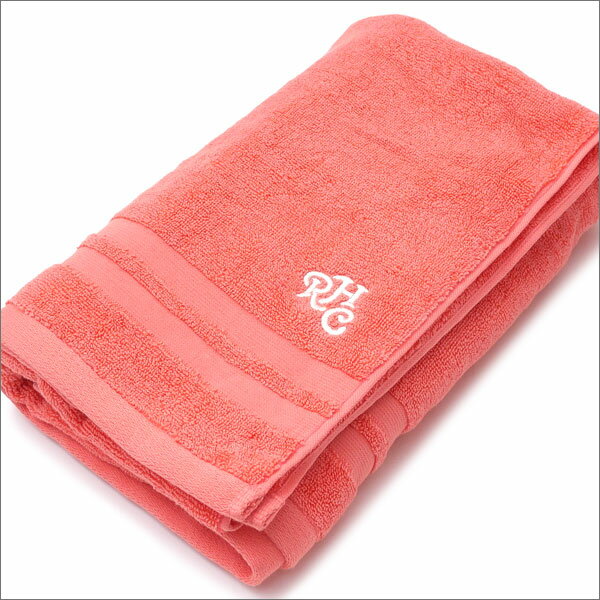 ロンハーマン 小物 メンズ 正規品・本物保証 ロンハーマン RHC Ron Herman STORE LOGO BATH TOWEL バスタオル PINK 290004410013x【新品】 グッズ