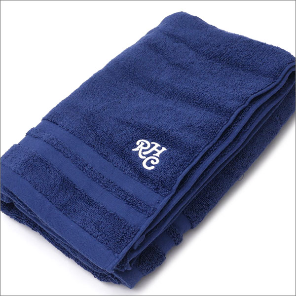 ロンハーマン 小物 メンズ 正規品・本物保証 ロンハーマン RHC Ron Herman STORE LOGO BATH TOWEL バスタオル NAVY 290004410017x【新品】 グッズ