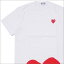 ʡʪݾ PLAY COMME des GARCONS ץ쥤 ǥ륽 MENS HEM HEART TEE T WHITE 200007746050xڿʡ ȾµT