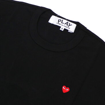 プレイ コムデギャルソン PLAY COMME des GARCONS MENS SMALL RED HEART TEE Tシャツ BLACK ブラック 黒 メンズ 【新品】 200008031031 半袖Tシャツ