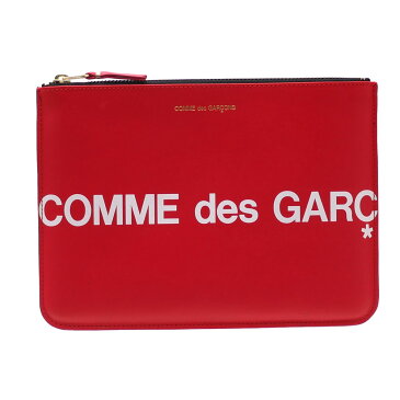 新品 コムデギャルソン COMME des GARCONS Huge Logo Pouch クラッチバッグ ポーチ RED レッド 赤 メンズ レディース 288001196013 グッズ 39ショップ