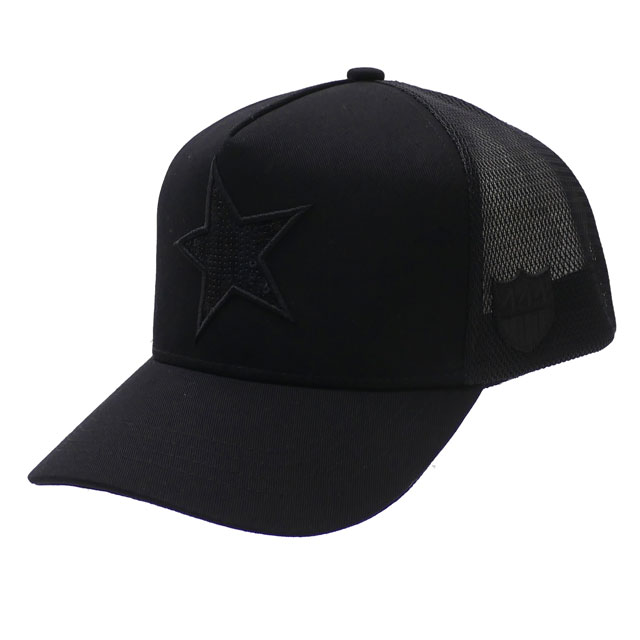 正規品 本物保証 新品 ヨシノリコタケ YOSHINORI KOTAKE x バーニーズ ニューヨーク BARNEYS NEWYORK BLACK LINE STAR SPANGLE MESH CAP キャップ BLACK ブラック 黒 メンズ ヘッドウェア