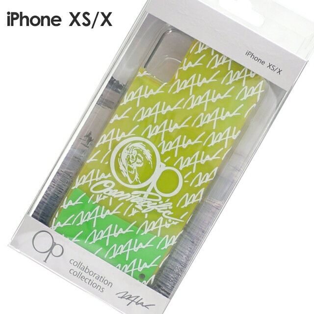 【数量限定特別価格】 新品 ダブルティー WTW x オーシャンパシフィック Ocean Pacific IPHONE XS/X CASE アイフォンケース GREENxYELLOW グリーンxイエロー メンズ レディース グッズ