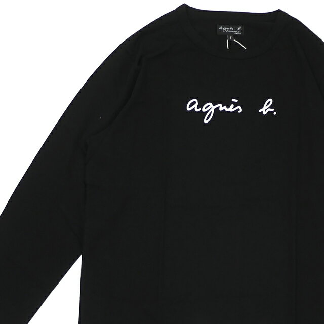 正規品・本物保証 新品 アニエスベー オム agnes b. HOMME TS LOGO L/S TEE 長袖Tシャツ BLACK ブラック 黒 メンズ TOPSのサムネイル