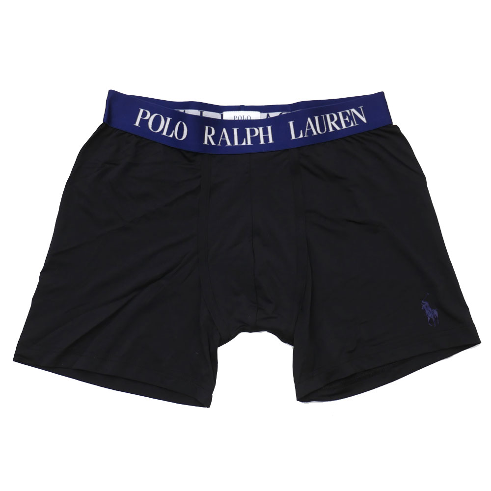 楽天CliffEdgeR正規品・本物保証 新品 ポロ ラルフローレン POLO RALPH LAUREN RM3-P309 KNIT BOXER ボクサーパンツ BLACKxNAVY ブラック ネイビー メンズ グッズ