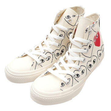 新品 プレイ コムデギャルソン PLAY COMME des GARCONS x コンバース CONVERSE ALL STAR HI PCDG オールスター スニーカー WHITE ホワイト 白 メンズ レディース フットウェア 39ショップ