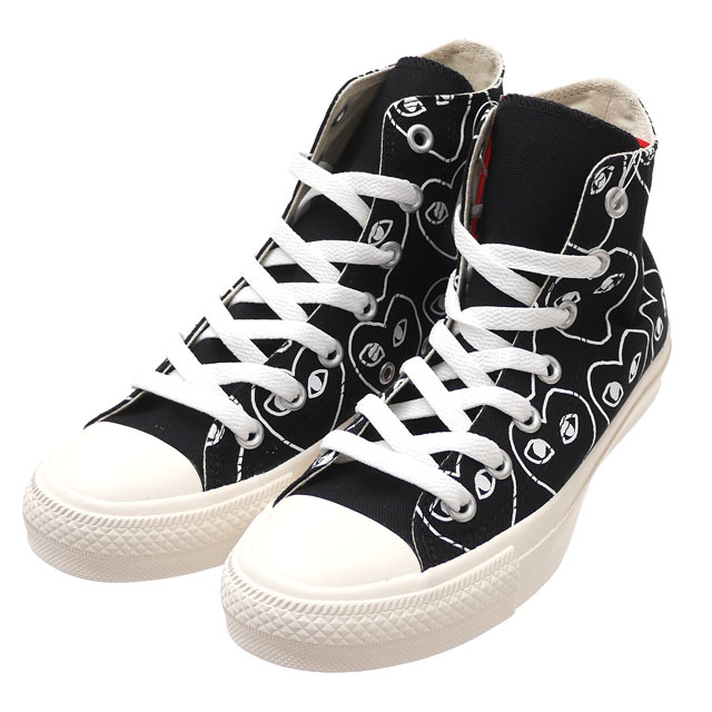 新品 プレイ コムデギャルソン PLAY COMME des GARCONS x コンバース CONVERSE ALL STAR HI PCDG オールスター スニーカー BLACK ブラック 黒 メンズ レディース フットウェア 39ショップ