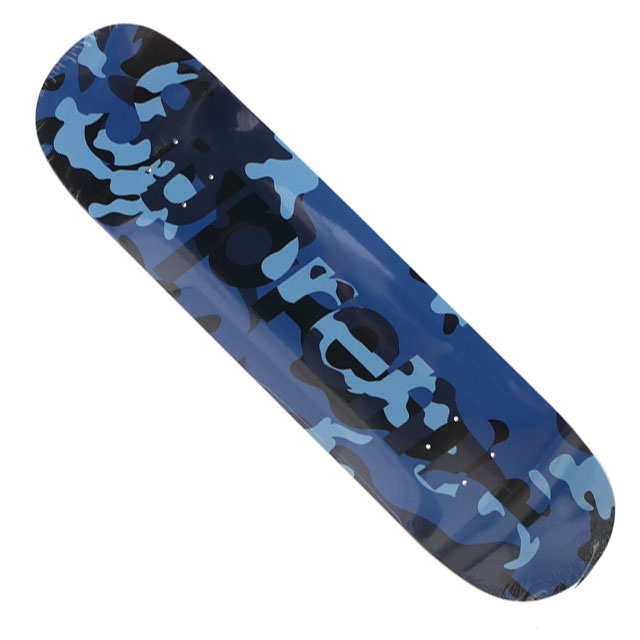 yʌʉiz Vi Vv[ SUPREME Camo Logo Skateboard XP[g{[h fbL BLUE CAMO Y ObY