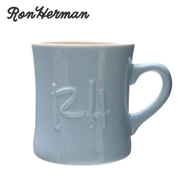 正規品・本物保証 新品 ロンハーマン Ron Herman Emboss Logo Mug マグカップ LT.BLUE ブルー 青 メンズ レディース グッズのサムネイル