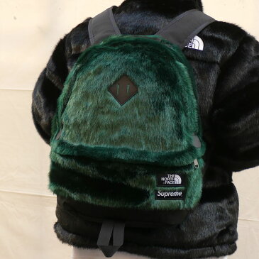 新品 シュプリーム SUPREME x ザ ノースフェイス THE NORTH FACE Faux Fur Backpack バックパック GREEN グリーン 緑 メンズ レディース 新作 グッズ 39ショップ