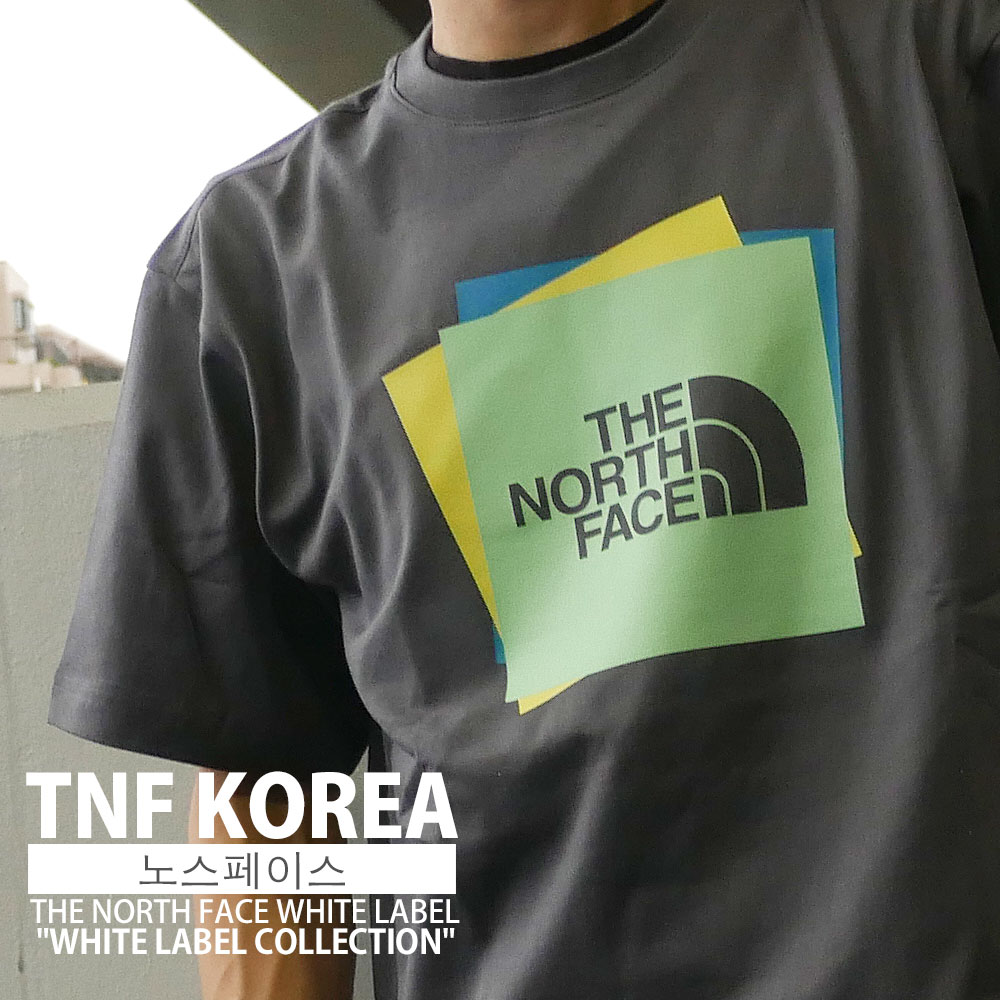 正規品・本物保証 新品 ザ・ノースフェイス ホワイトレーベル THE NORTH FACE WHITE LABEL MOVING BOX TEE Tシャツ GREY グレー メンズ レディース 半袖Tシャツ