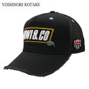 KiE{ۏ Vi VmR^P YOSHINORI KOTAKE x LEBAhR[ KIWI&CO. TWILL MESH CAP Lbv BLACK ubN  Y wbhEFA