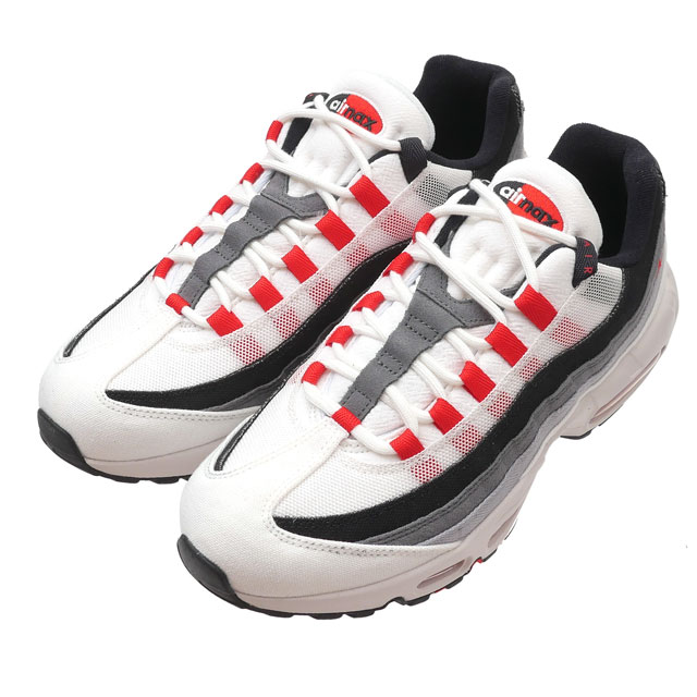 正規品・本物保証 新品 ナイキ NIKE AIR MAX 95 QS エアマックス95 SUMMIT WHITE/CHILE RED DH9792-100 メンズ フットウェアのサムネイル