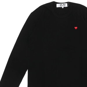新品 プレイ コムデギャルソン PLAY COMME des GARCONS SMALL RED HEART L/S TEE 長袖Tシャツ BLACK ブラック 黒 メンズ 新作 TOPS 39ショップ