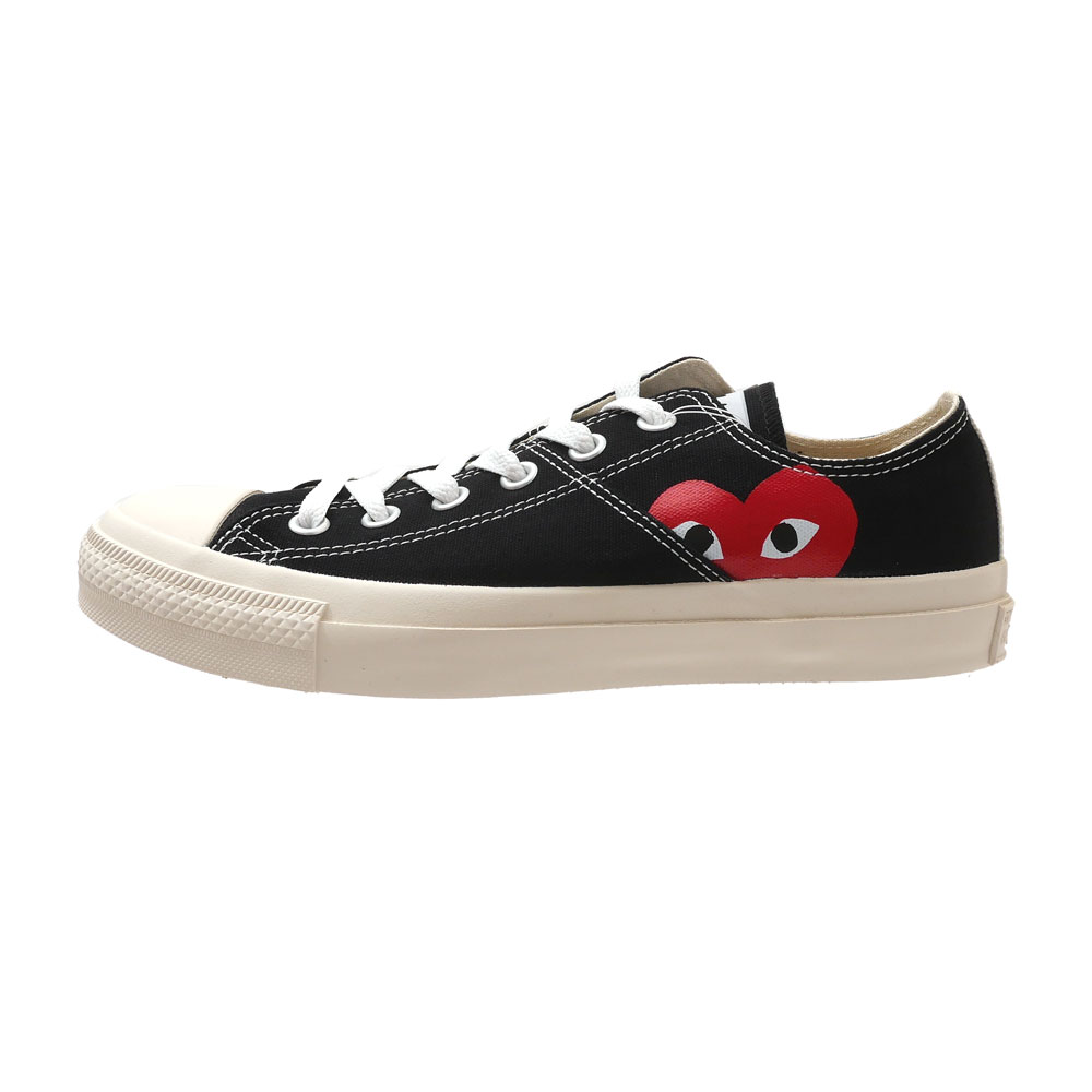 新品 プレイ コムデギャルソン PLAY COMME des GARCONS x コンバース CONVERSE ALL STAR OX PCDG オールスター スニーカー BLACK ブラック 黒 メンズ レディース フットウェア 39ショップ