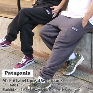 正規品・本物保証 新品 パタゴニア Patagonia M's P-6 Label Uprisal Sweatpants メンズ P-6 ラベル アップライザル スウェットパンツ 26051 メンズ レディース アウトドア キャンプ パンツ