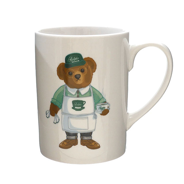 マグカップ メンズ 正規品・本物保証 新品 ラルフズ コーヒー Ralph's Coffee BARISTA BEAR MUG CUP マグカップ WHITE ホワイト ギフト プレゼント ラッピング 無料 贈り物 期間限定 メンズ レディース ポロ ラルフローレン POLO RALPH LAUREN グッズ