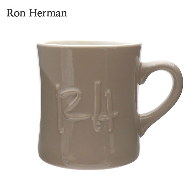 ʡʪݾ  ϡޥ Ron Herman Emboss Logo Mug ޥå GRAY 졼   ǥ å