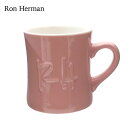 正規品 本物保証 新品 ロンハーマン Ron Herman Emboss Logo Mug マグカップ PINK ピンク メンズ レディース グッズ