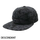 【数量限定特別価格】 新品 ディセンダント DESCENDANT THINC PROJECT CACHALOT CAP 14 キャップ BLACK ブラック 黒 メンズ レディース ヘッドウェア