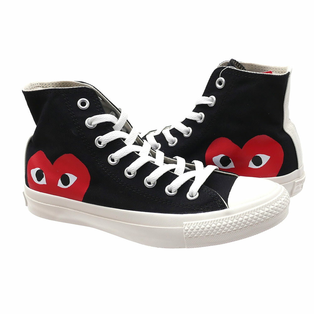 新品 プレイ コムデギャルソン PLAY COMME des GARCONS x コンバース CONVERSE ALL STAR HI PCDG オールスター スニーカー BLACK ブラック 黒 メンズ レディース 新作 フットウェア 39ショップ