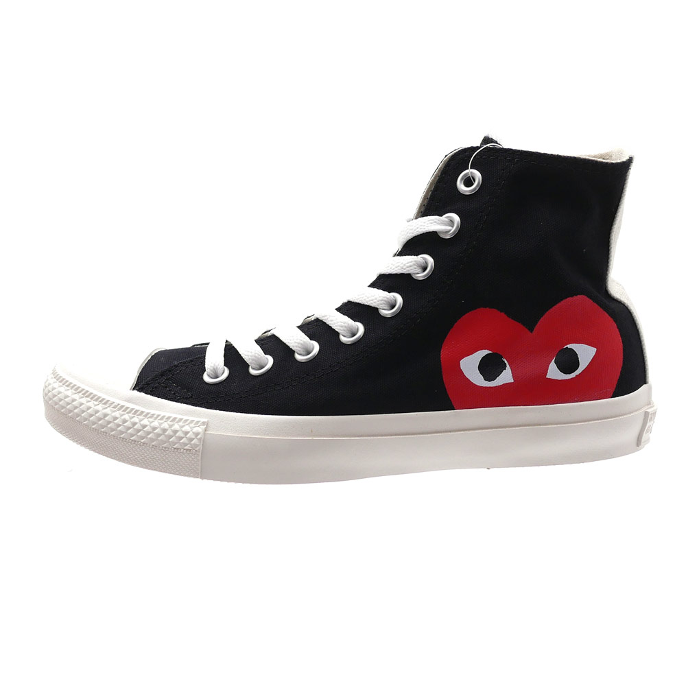 新品 プレイ コムデギャルソン PLAY COMME des GARCONS x コンバース CONVERSE ALL STAR HI PCDG オールスター スニーカー BLACK ブラック 黒 メンズ レディース 新作 フットウェア 39ショップ